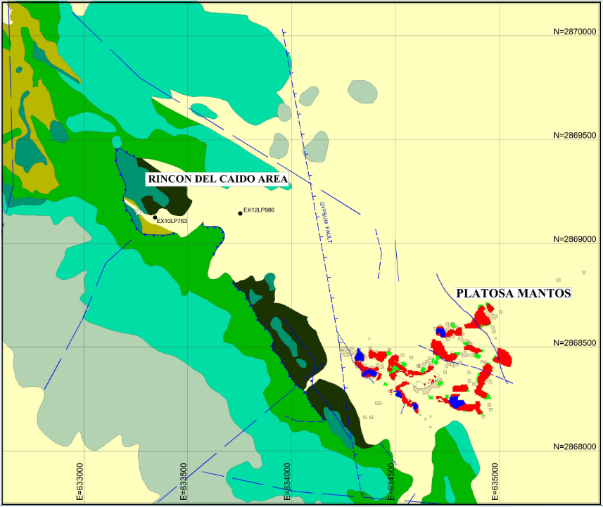 Location Map – Rincón del Caído Area